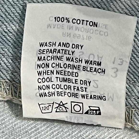 Vintage Y2K Deadstock NWT Jordache Relaxed Fit Denim Blue Jeans Men's 34x32 NEW - Picture 8 of 9